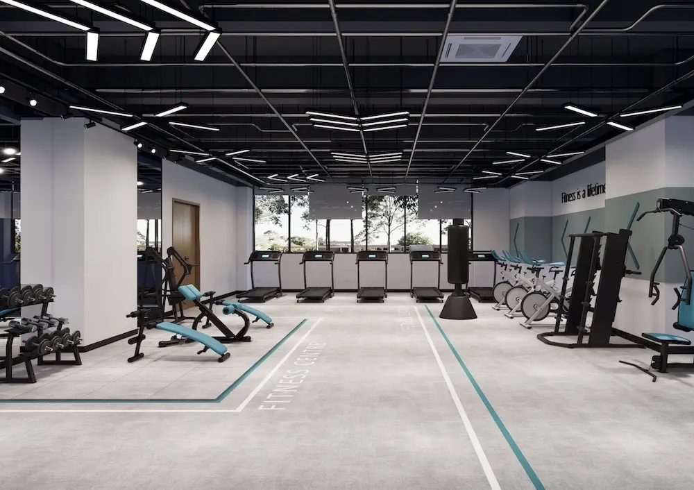 Gym area